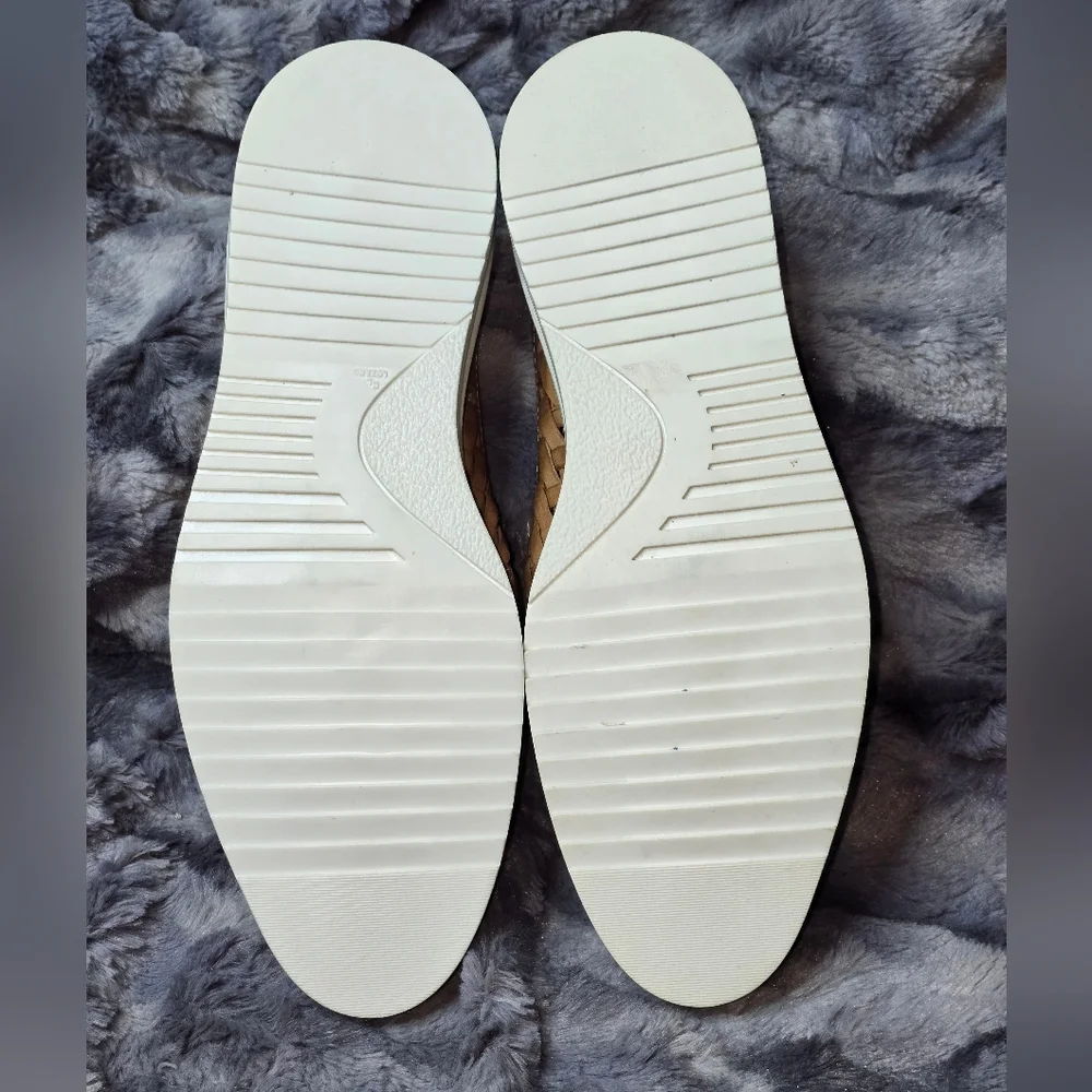 NWB Mexico en la Piel Handmade Leather and Jute Huarache Shoes Men‎ Size 8